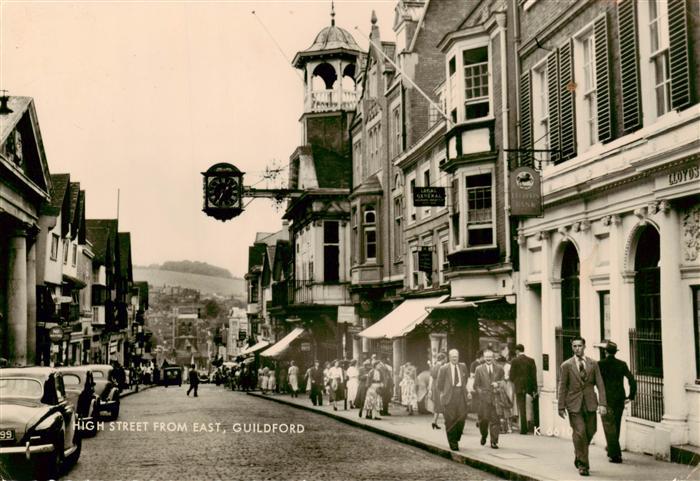 Guildford High Street from east