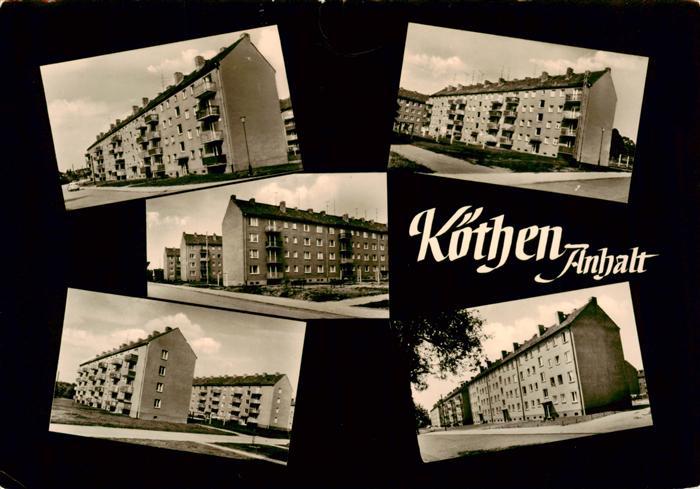 Koethen Anhalt Neue Wohnblocks in der Edderitzer- Heinrich-Heine- und Mendelssoh