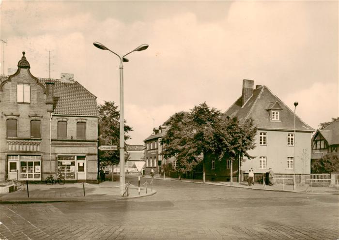 Wolfen Bitterfeld  Leipziger Strasse Ecke Bahnhofstrasse