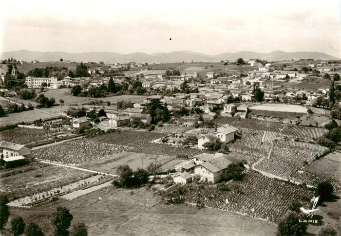 Villie-Morgon 69 Rhone Vue Generale aérienne
