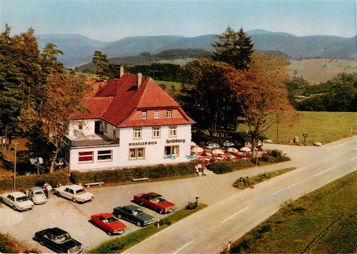 Elzach Hoehengasthof Pension Heidburg Landschaftspanorama Schwarzwald