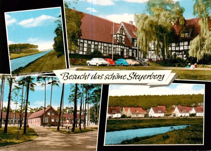 Steyerberg Partie am Kanal Teilansichten Hotel