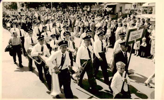 Ehingen Donau Festumzug Musikkapelle