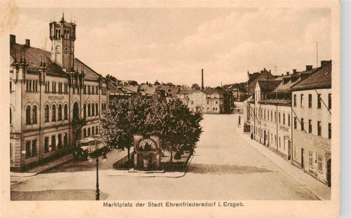 Ehrenfriedersdorf Erzgebirge Marktplatz