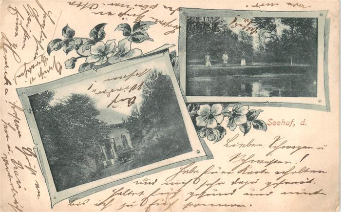 Seehof Cuxhaven Nordseebad Parkanlagen Teich