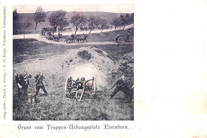 Elsenborn Belgie Truppenuebungsplatz Feldpost