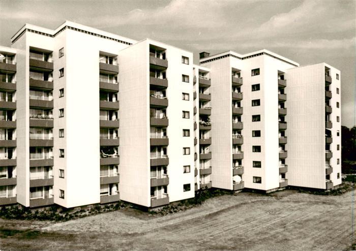 Thesdorf Pinneberg Wohnsiedlung Hochhaeuser Verlagsstempel