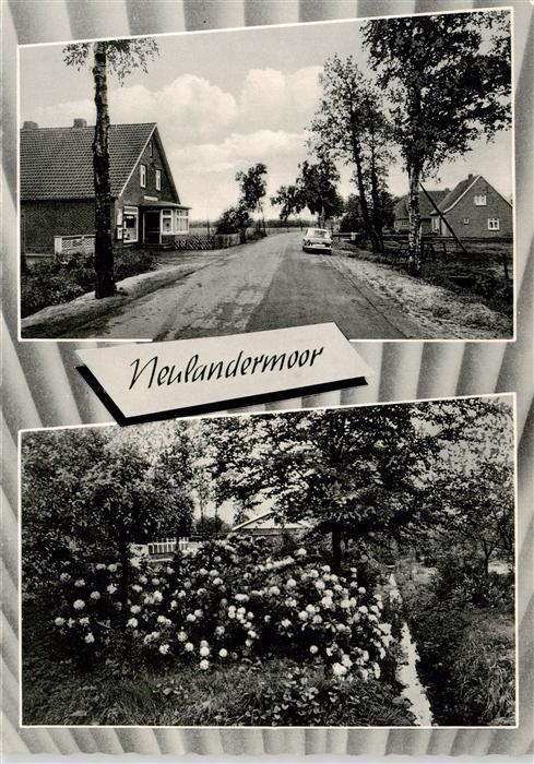 Neulandermoor Wischhafen Hauptstrasse Partie am Bach