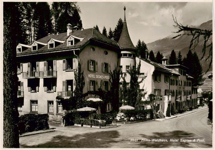Waldhaus Flims GR Hotel Segnes und Post