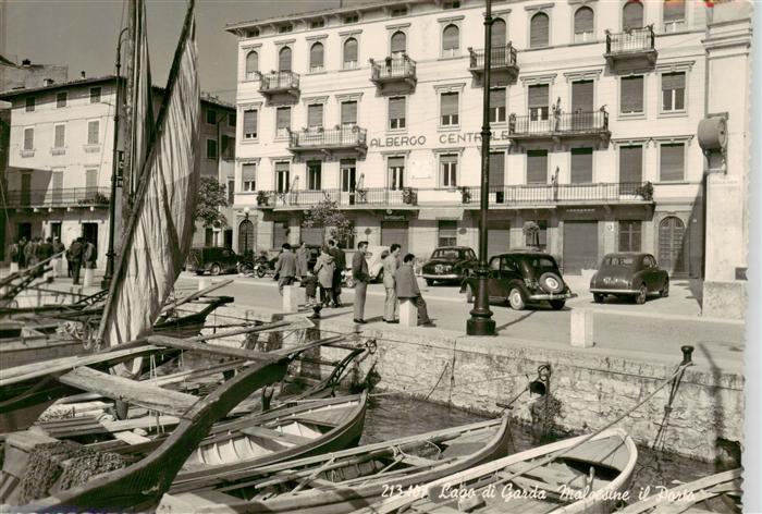 Malcesine Lago di Garda Partie am Hafen