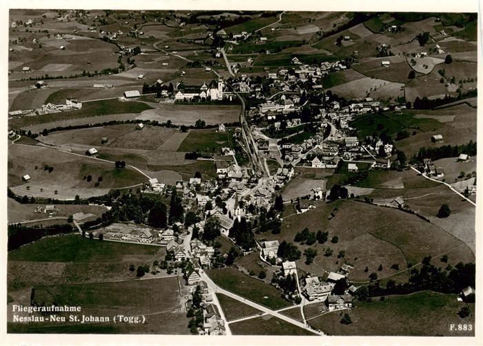 Neu St Johann Nesslau SG Fliegeraufnahme