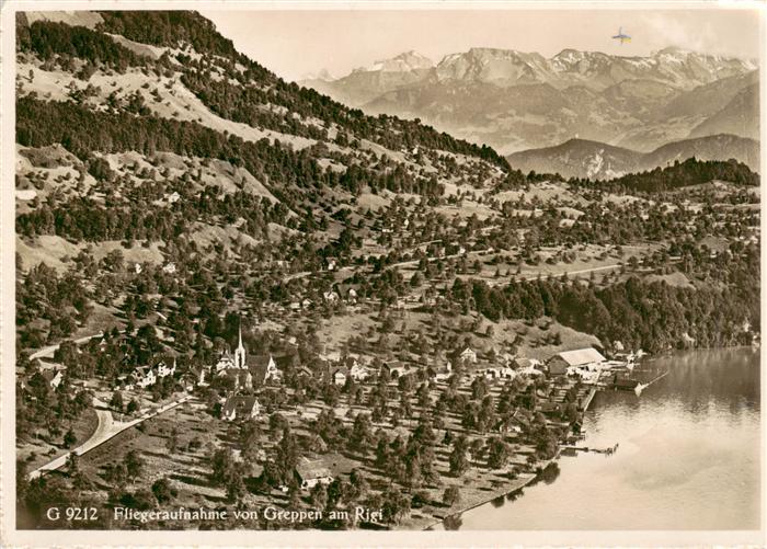 Greppen LZ Panorama Alpen