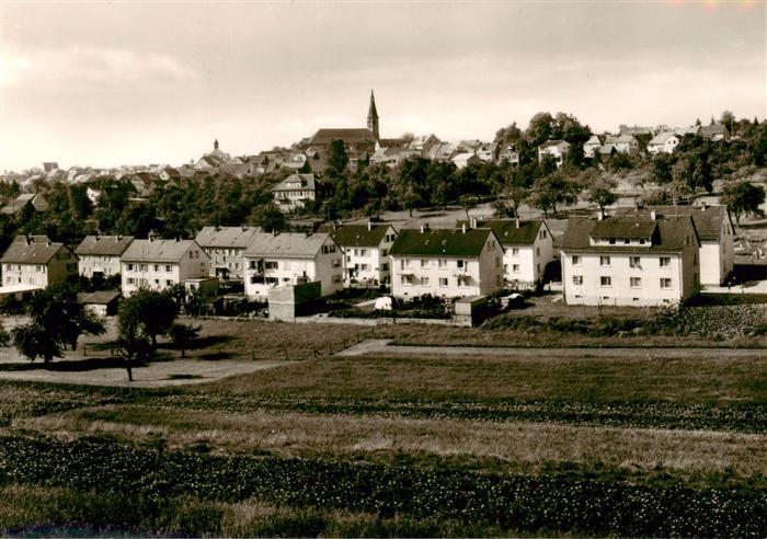 Beerfelden Odenwald Blick auf Dr. Martin Luther Strasse Kirche