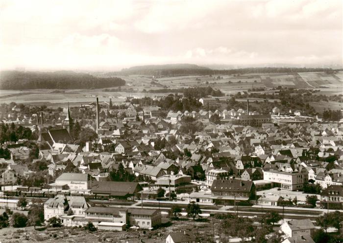 Metzingen  Erms BW Stadtpanorama