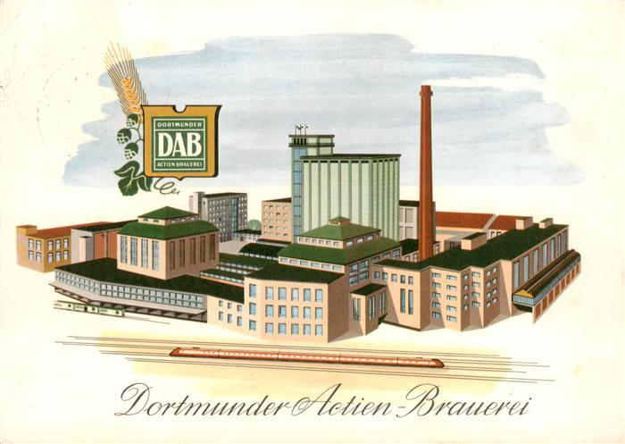 DORTMUND  CITY Dortmunder Actien Brauerei Illustration