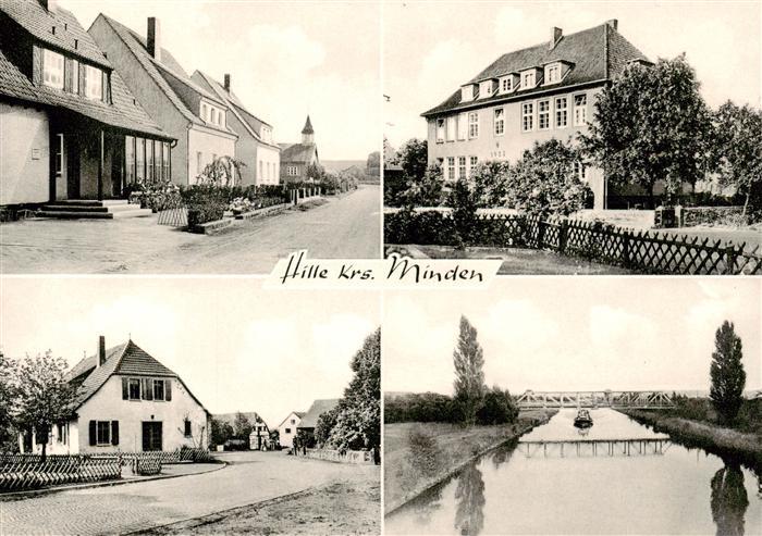 Minden  Westfalen Weser Ortspartien Kanal