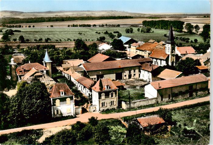 Manoncourt-en-Vermois Vue aerienne Eglise