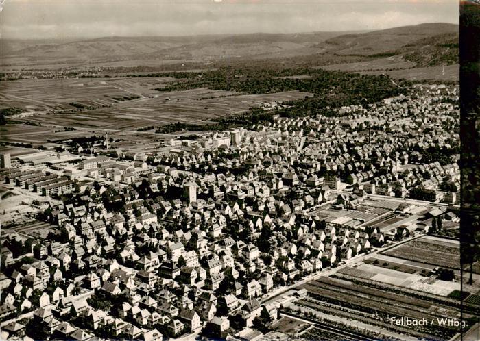 Fellbach Fliegeraufnahme