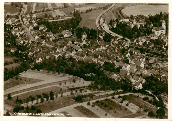 Gondelsheim Baden Fliegeraufnahme