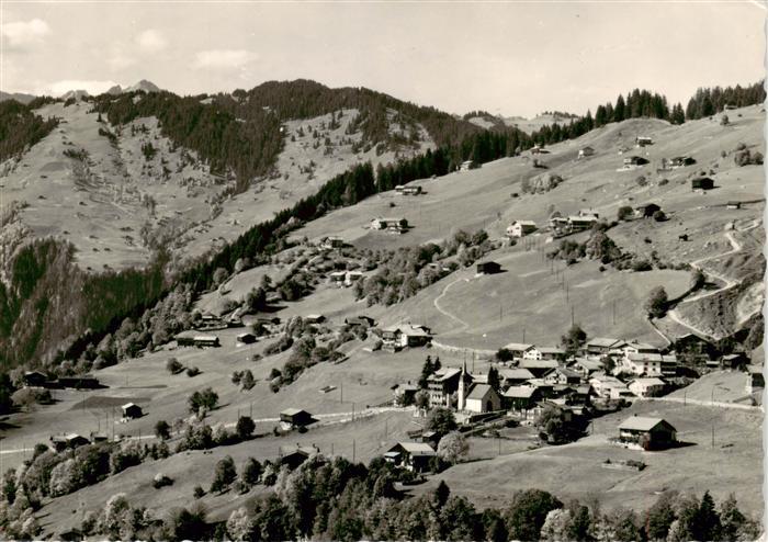 Pany-Luzein GR Sommer und Winterkurort Panorama
