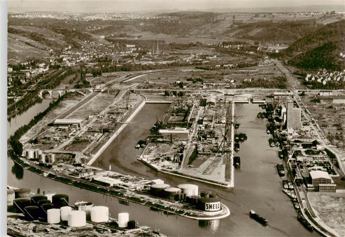 STUTTGART CITY Neckarhafen Fliegeraufnahme