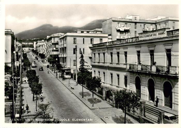 Resina Napoli Neapel IT Via IV Novembre Scuole Elementari