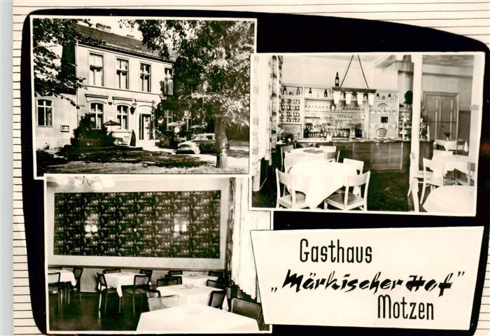 Motzen Mittenwalde Mark Gasthaus Maerkischer Hof Gastraeume
