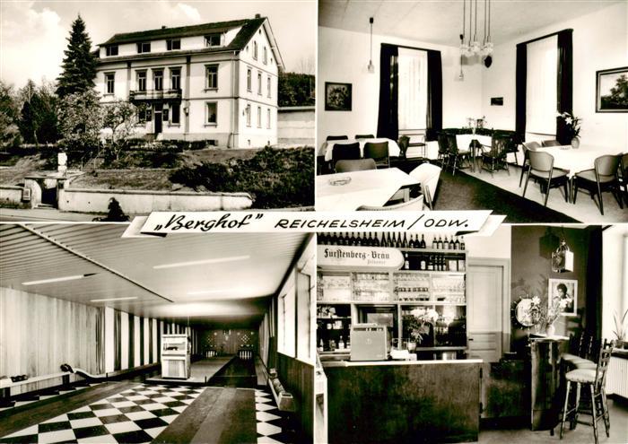 Reichelsheim Odenwald Gasthaus Berghof Gaststube Bar Kegelbahn