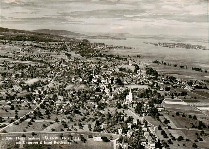 Taegerwilen TG mit Untersee und Insel Reichenau