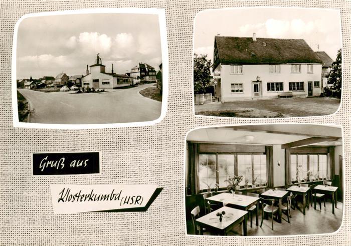 Klosterkumbd Ortsansicht Gasthaus Pension Gastraum