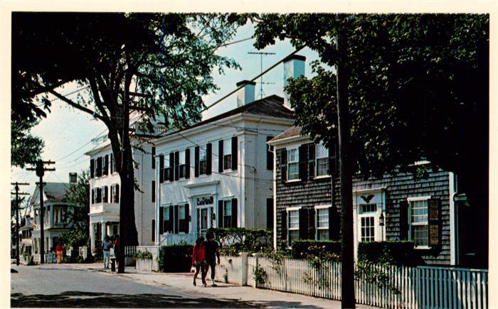 Edgartown Massachusetts USA Street scene on Marthas Vineyard