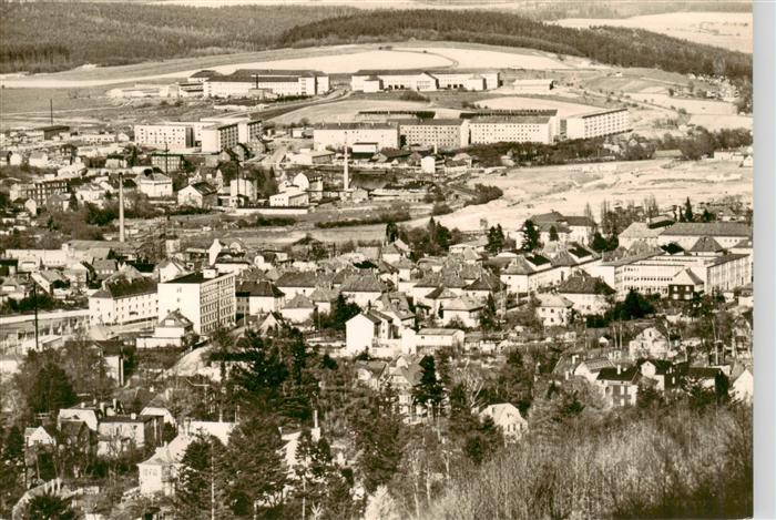 Ilmenau Thueringen Panorama Blick zum Ehrenberg mit Technischer Hochschule
