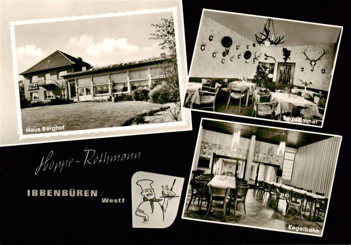 Ibbenbueren Haus Berghof Restaurant Jagdzimmer Kegelbahn