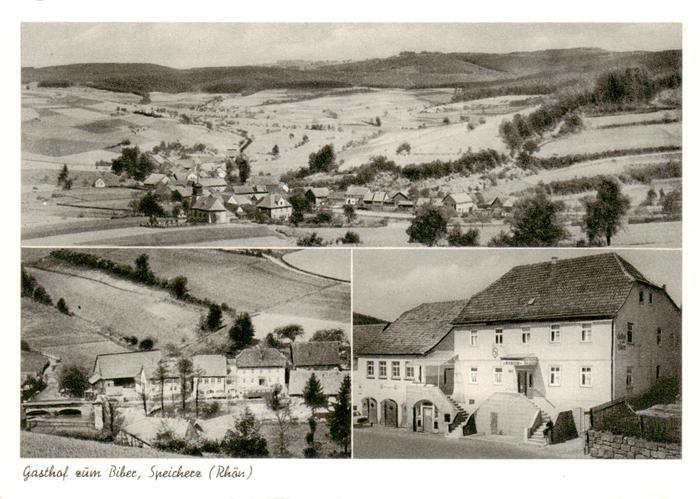 Speicherz Rhoen Motten Bayern Gasthof zum Biber Panorama