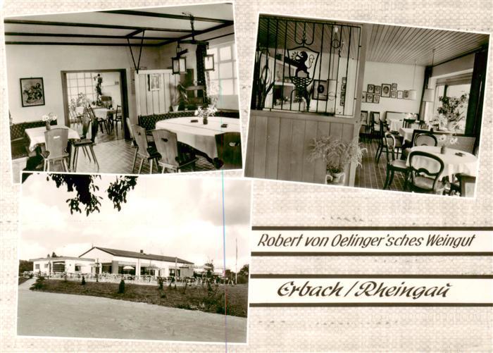 Erbach Rheingau Robert von Oelingersches Weingut Gastraum