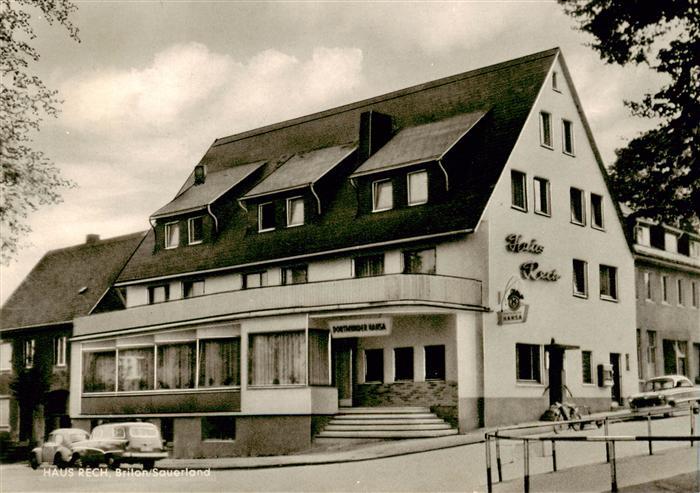 Brilon Hochsauerlandkreis NRW Hotel Pension Haus Rech