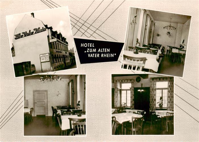 Nierstein Rhein Hotel Zum alten Vater Rhein Restaurant