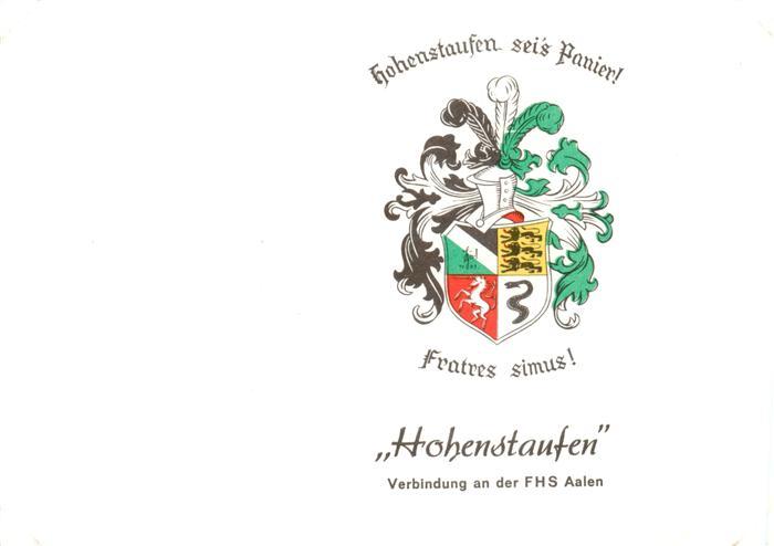 Hohenstaufen Verbindung an der FHS Aalen Wappen