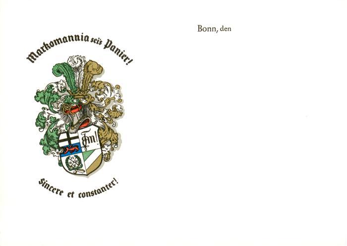 Bonn Rhein Markomannia Wappen