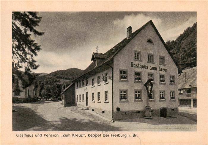 Kappel Freiburg Breisgau Gasthaus Pension zum Kreuz