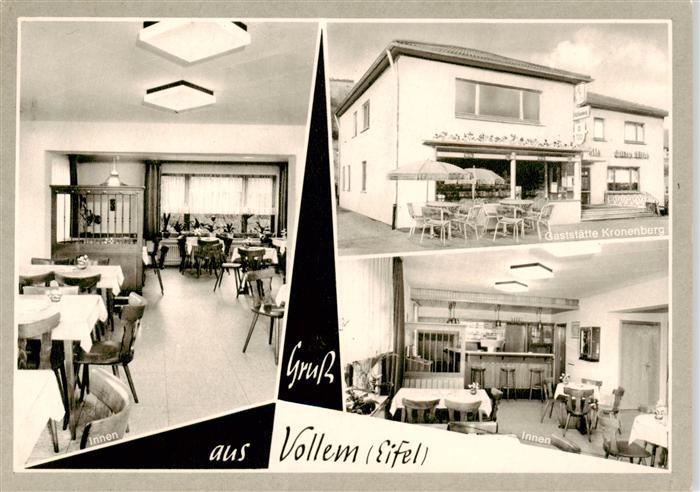 Vollem Mechernich Gaststaette Pension Kronenberg Gastraeume