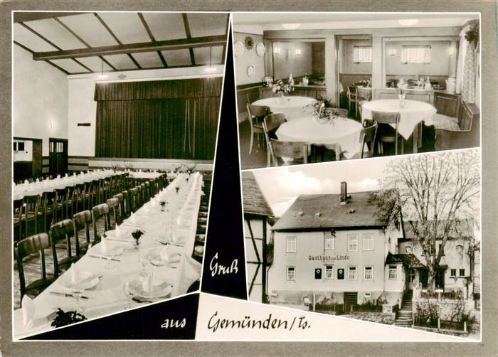 Gemuenden Taunus Gasthof zur Linde Gastraeume