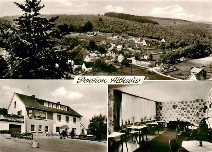 Oberheuslingen Freudenberg Panorama Pension Althaus Gaststube