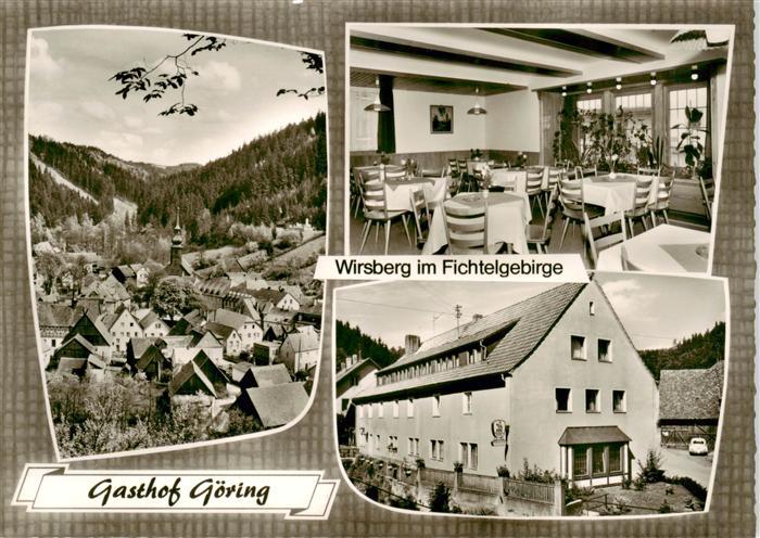 Wirsberg Kulmbach Bayern Panorama Gasthof Goering Gaststube