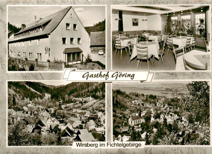 Wirsberg Kulmbach Bayern Panorama Gasthof Goering Gaststube