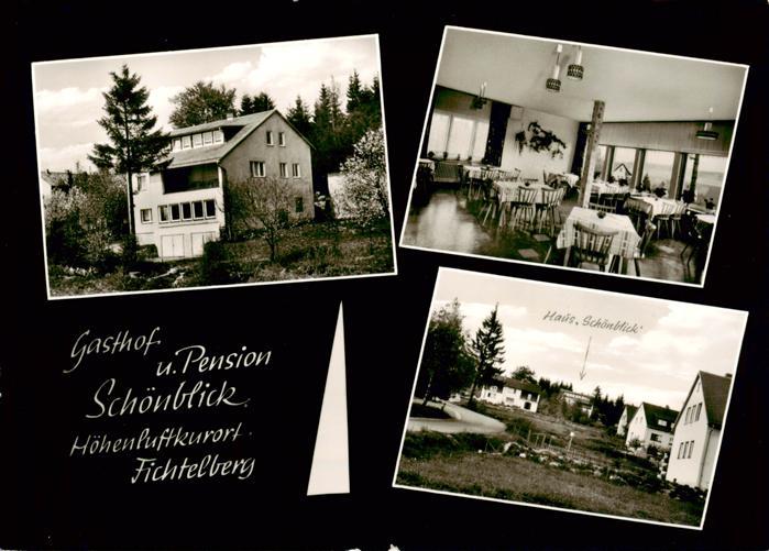 Fichtelberg Oberwiesenthal Erzgebirge Gasthof Pension Schoenblick Gastraum