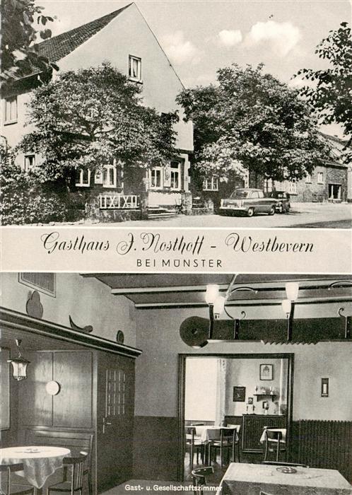 Westbevern Telgte Gasthaus J Nosthoff Gast und Gesellschaftszimmer
