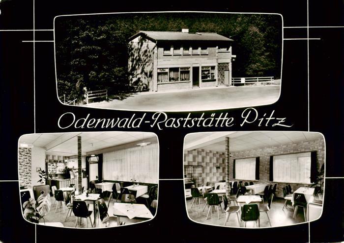 Schoennen Erbach Odenwald Odenwald Raststaette Pitz Gastraeume