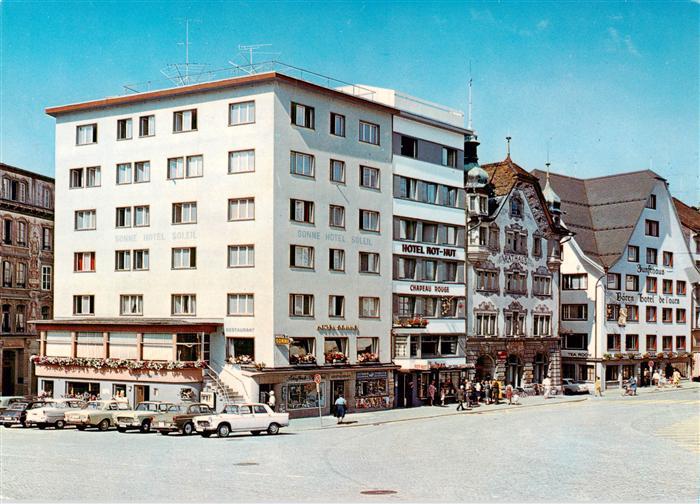 Einsiedeln  SZ Hauptstrasse mit Rathaus