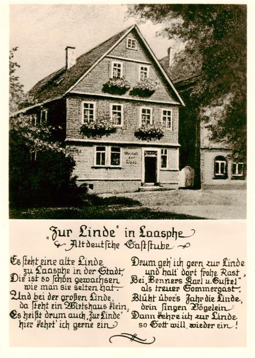 Laasphe BAD LAASPHE NRW Gasthaus Zur Linde